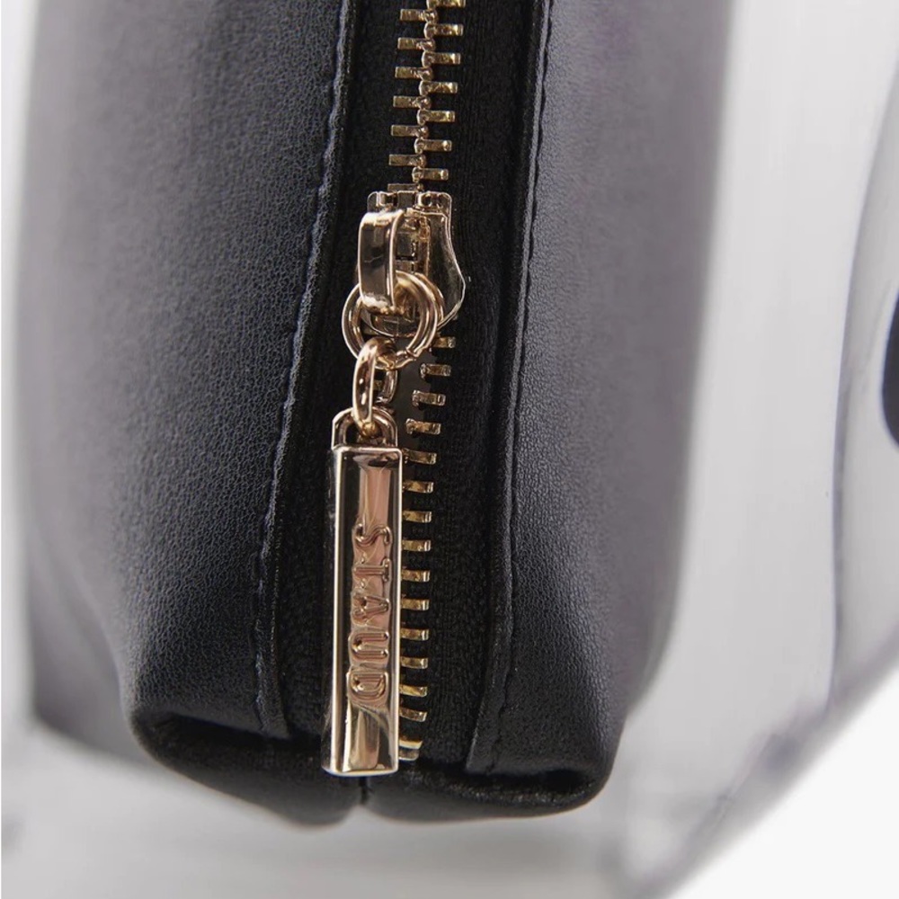 STAUD Mini Shirley Bag | Clear & Black - Picture 6 of 12